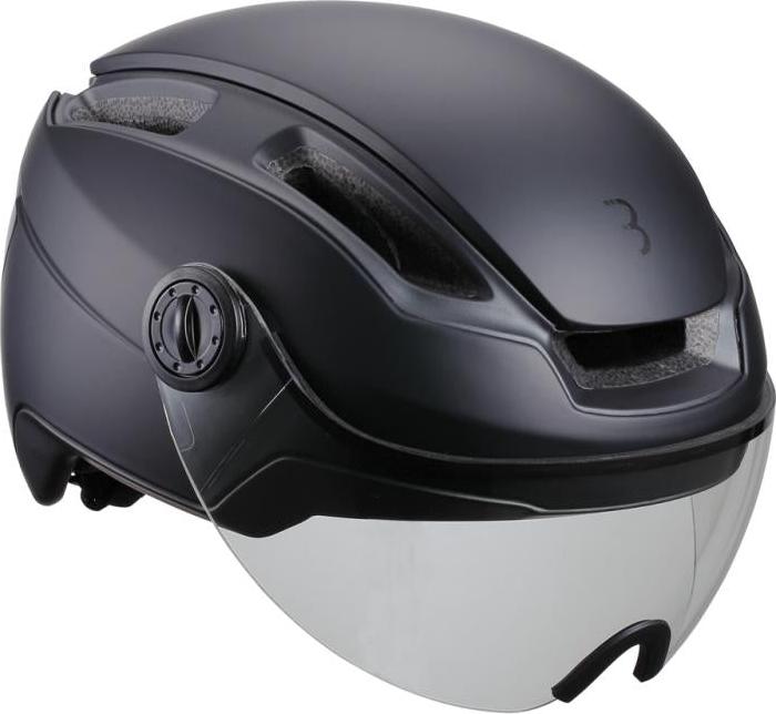 BBB Cycling Helme Indra Faceshield Transparent L matt schwarz - sicherer E-Bi...