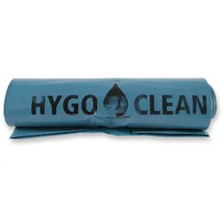 HYGOCLEAN Müllsäcke 240 L aus recyceltem LDPE 120x135 cm 60 my 10x10 Stück Blau