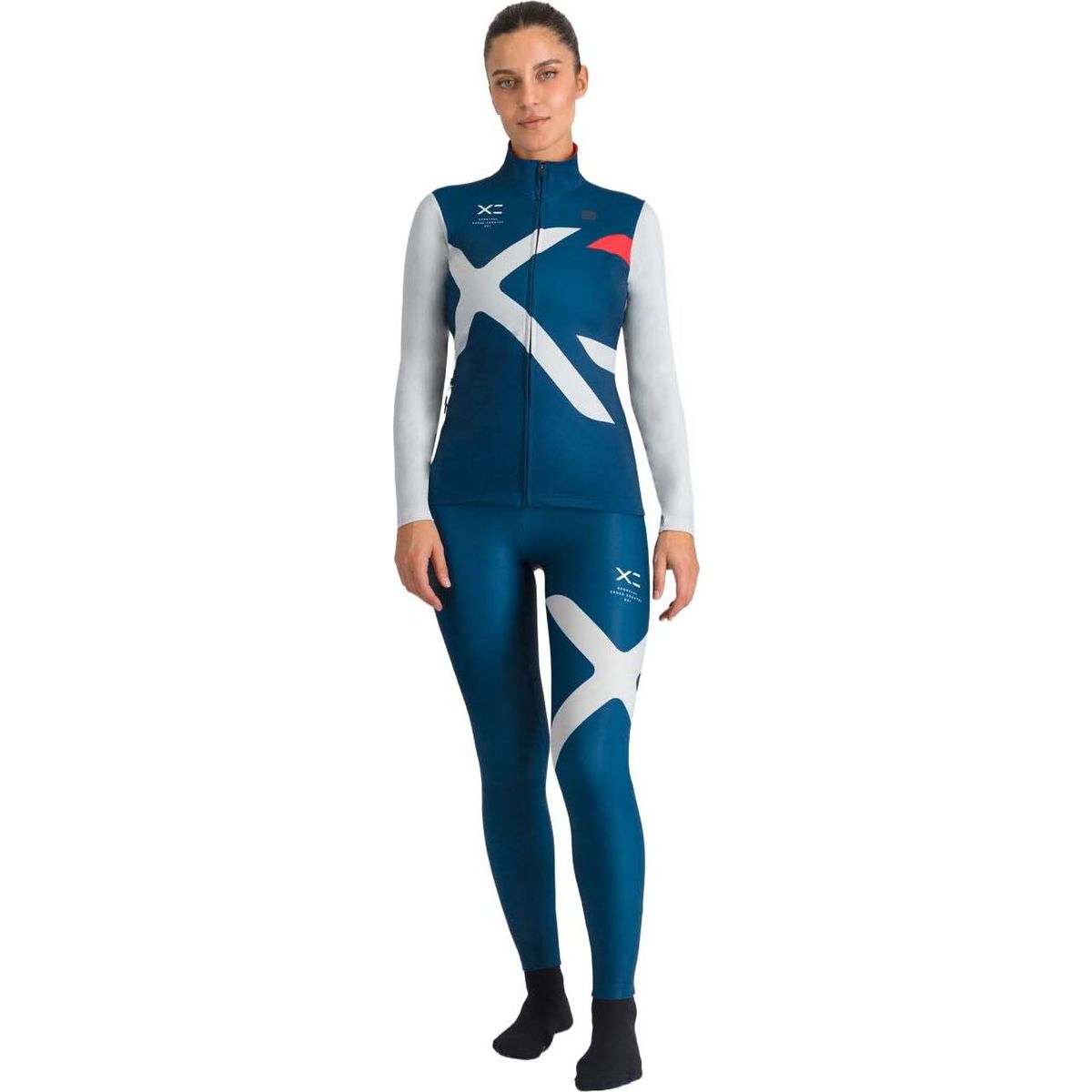 Sportful Squadra W Tight teal blue (415) S 0425526-415-S