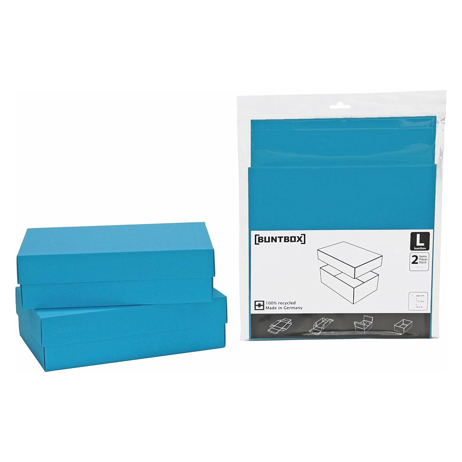 Buntbox 71-2 - Kartonage Set 2-teilig, Grösse L, Atlantik (1x) (71-2)