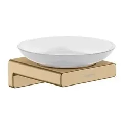 Hansgrohe Seifenschale AddStoris Gebürstete Bronze Metall, Keramik 41746140