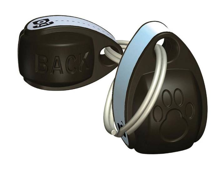 Katzen-Halsband CAT MATE 2 Stk. , blau (blau, schwarz), Kunststoff, Tier-Halsbänder, Katzen-Halsband