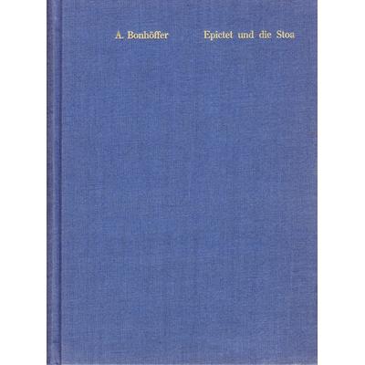 Epiktet und die Stoa, Gebundene Ausgabe von Adolf Bonhöffer, Frommann-holzboog, 978-3-7728-0078-8
