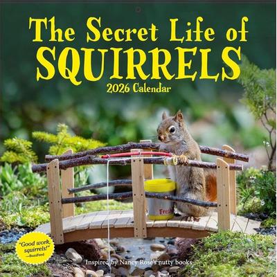 Secret Life of Squirrels Wall Calendar 2026