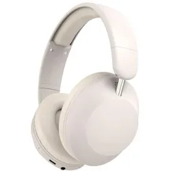 WE Casque POP LUNA, Bluetooth, arceau réglable, pliable, beige (Kabellos), Kopfhörer, Beige
