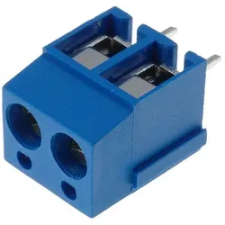 Anschlussklemme, schraubbar, 90° gewinkelt, 2,50mm2, RM 5,08mm, 2-polig