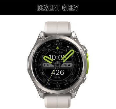 Multisell Products Hub Outdoor Tactical Smart Watch With Flashlight Fitness Tracker Heart Rate Blood Pressure Monitor desert Grey