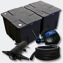 Helloshop26 - Biofilter 60000l Teichfiltrationsset mit 36 ​​Watt Eco UVC Pumpe 4216507