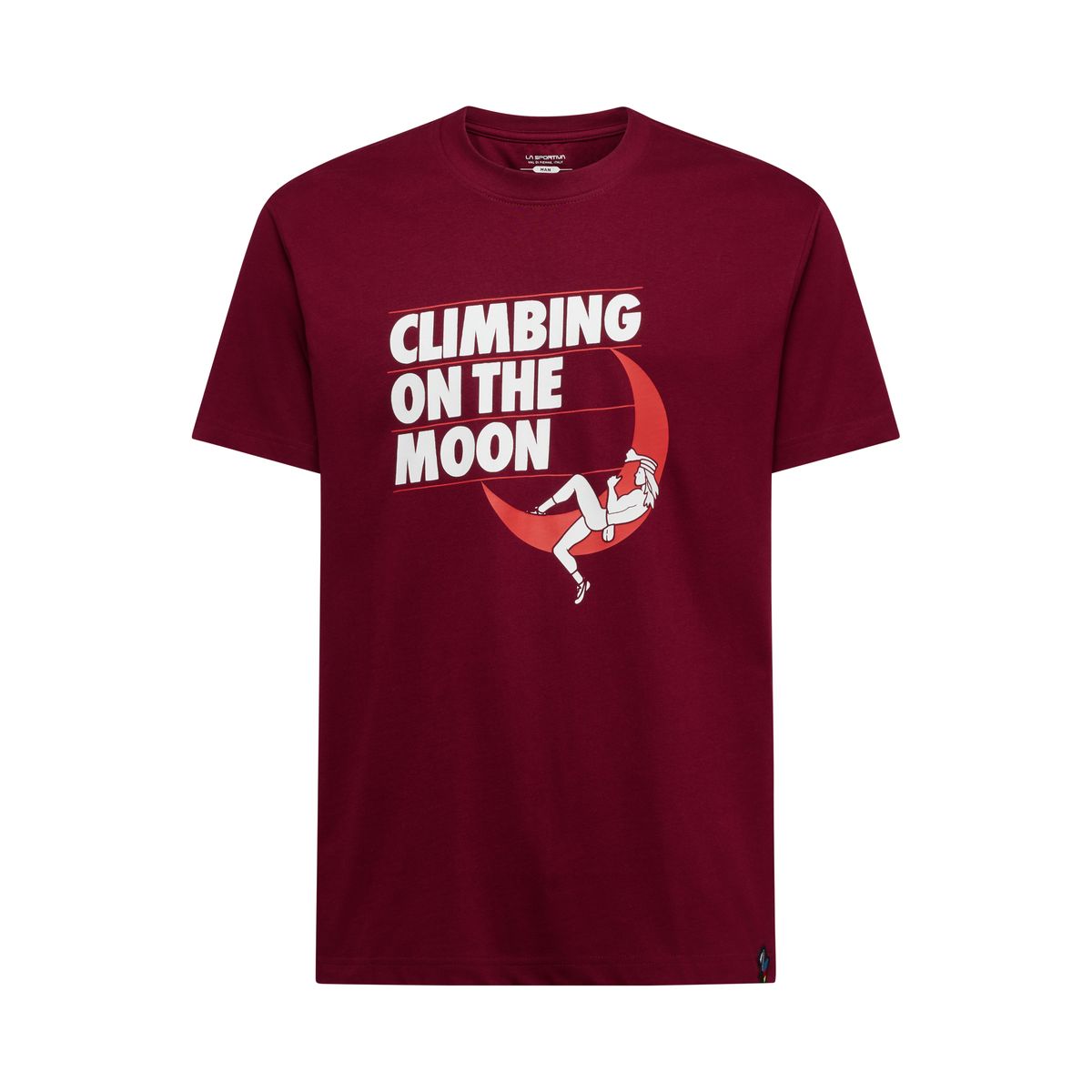 La Sportiva Moon Rock T-shirt Men redwood/chalk (R25W04) S ZACT248R25W04S