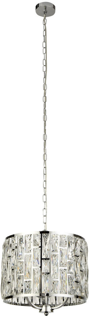 Rosdorf Park Magana 5 - Light Drum Chandelier Silver 38cm W