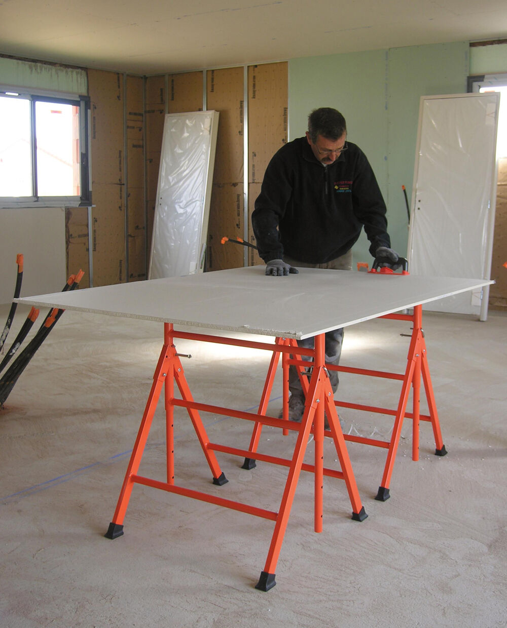 Tréteau réglable métal Pro poutre bois MOB-MONDELIN 113010