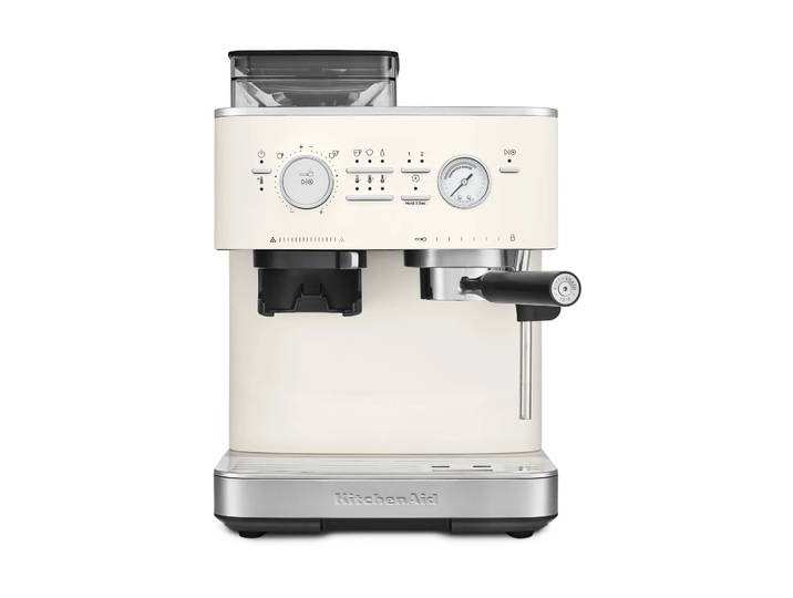 KitchenAid KitchenAid halbautomatische Espressomaschine mit Mühle Porcelain white