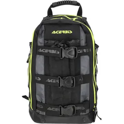 Acerbis Shadow Logo, Rucksack - Schwarz/Grau/Neon-Gelb - 38 l