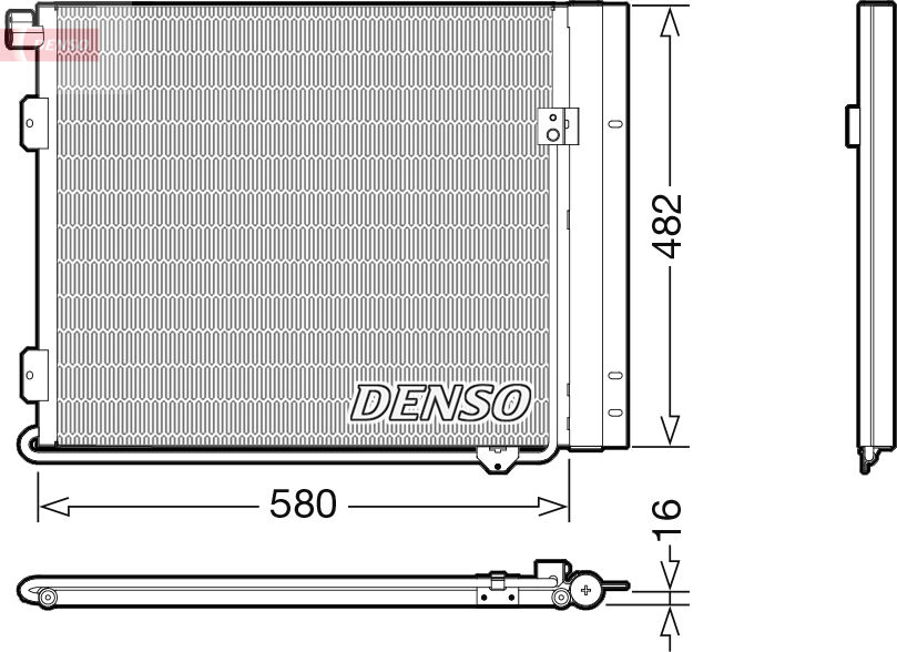 Denso Kondensator, Klimaanlage Dcn99061 Für Man