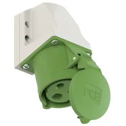 PCE 123-10k CEE-Wandsteckdose (kompakt) 32A 3p 10h IP44 12310k