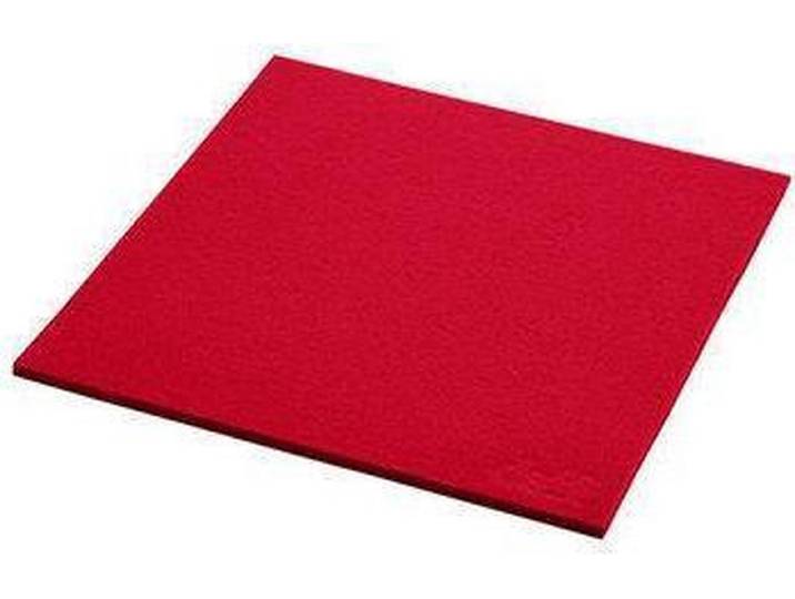 Daff Onderzetter - Vilt - Vierkant - 20 x 20 cm - Fire - Rood