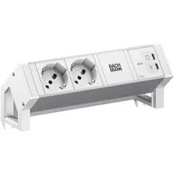 Bachmann DESK2 ALU WHITE 2xP40 BM0022115
