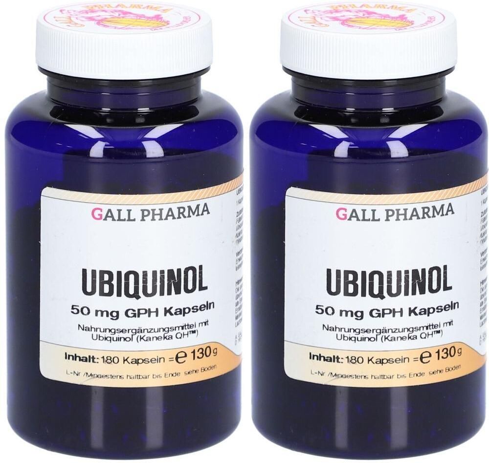 Gall-Pharma Ubiquinol 50 mg GPH Kapseln x2 2x180 St