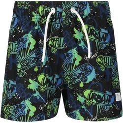 ZigZag Poolparty Boardshorts Kinder 3782 - print skateboard 6 (116)