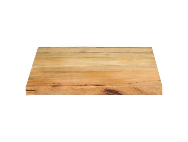 KTHLBRH Tischplatte 80 x 80 x 2,5 cm Massivholz Mango Tropisches Hartholz, leicht zu reinigende Oberfläche, 2 Seitenkanten, Ersatzplatte