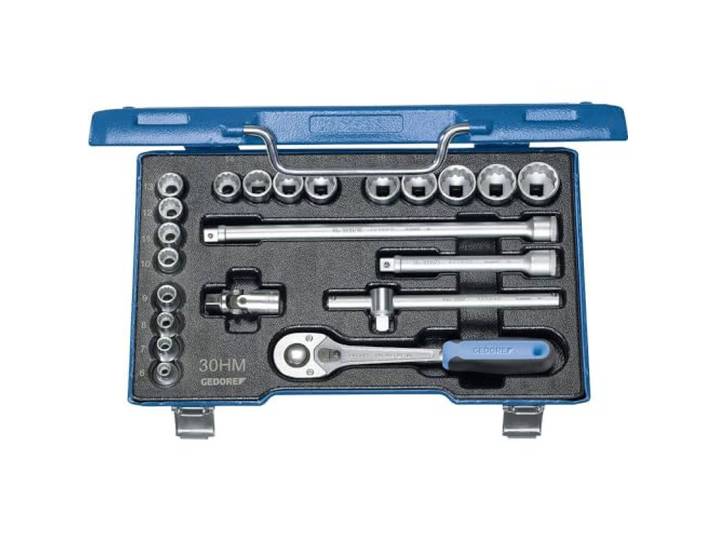Gedore dopsleutelset 3/8 22-delig UD-profiel 6 3/8 inch/6-22 mm