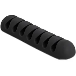 DELOCK Kabelhalter mit 7 Durchführungen selbstklebend Set 6