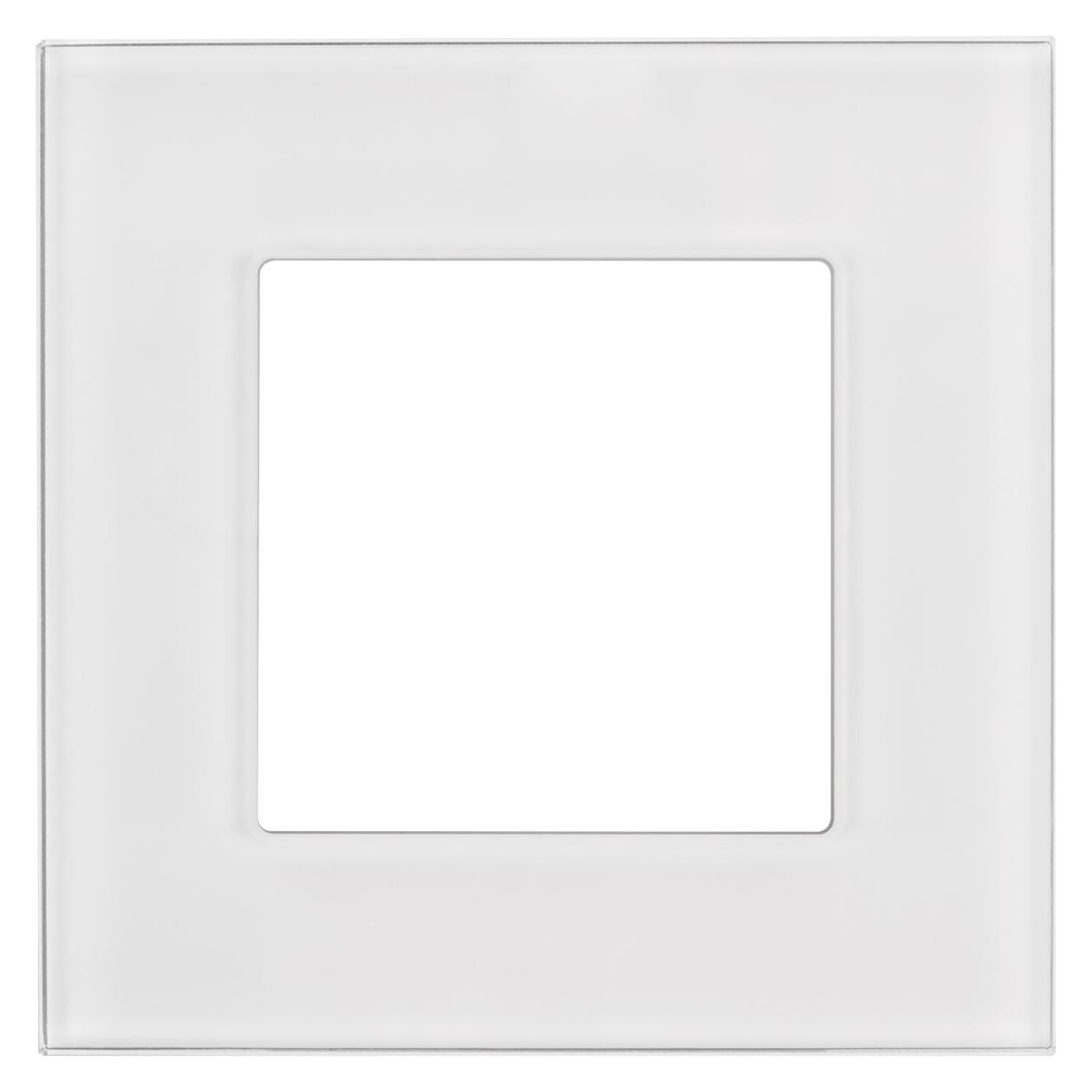 Maclean Single glass socket frame MCE730W (MCE730W)