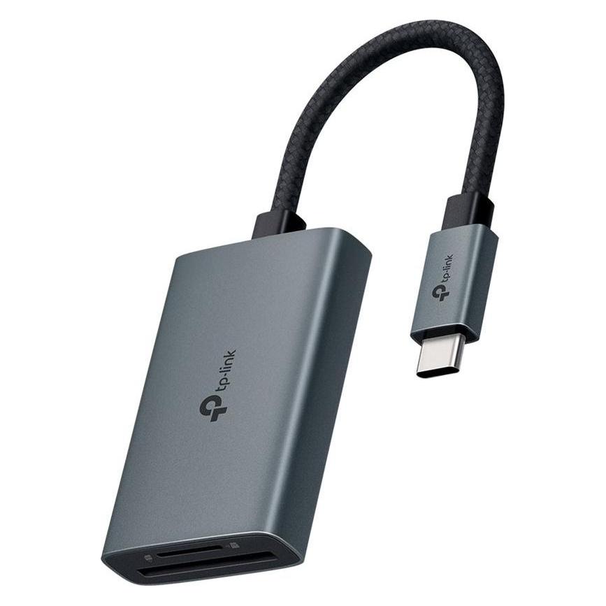 TP-Link UA440C USB3.0 Typ-C an SD & MicroSD 3.0 Kartenleser Silber (USB 3.0, USB-C) (UA440C)