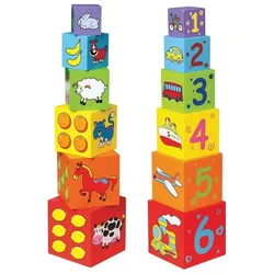 Viga Toys Bunte Würfel