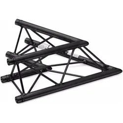 Alutruss DECOLOCK DQ3-SPAC20 2-Weg Ecke 60° sw, Montage Lichttechnik, Schwarz