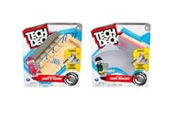 Tech Deck X-Connect Park Creator - Rampe Personnalisable et à Construire avec Un Fingerboard Unique - Les Styles Peuvent Varier