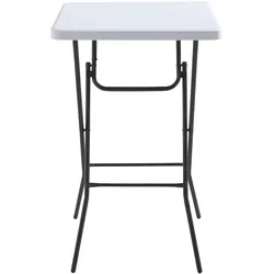 Oviala Business Rekkem Stehimbiss quadratisch HDPE 70 x 70 x 110cm Weiß