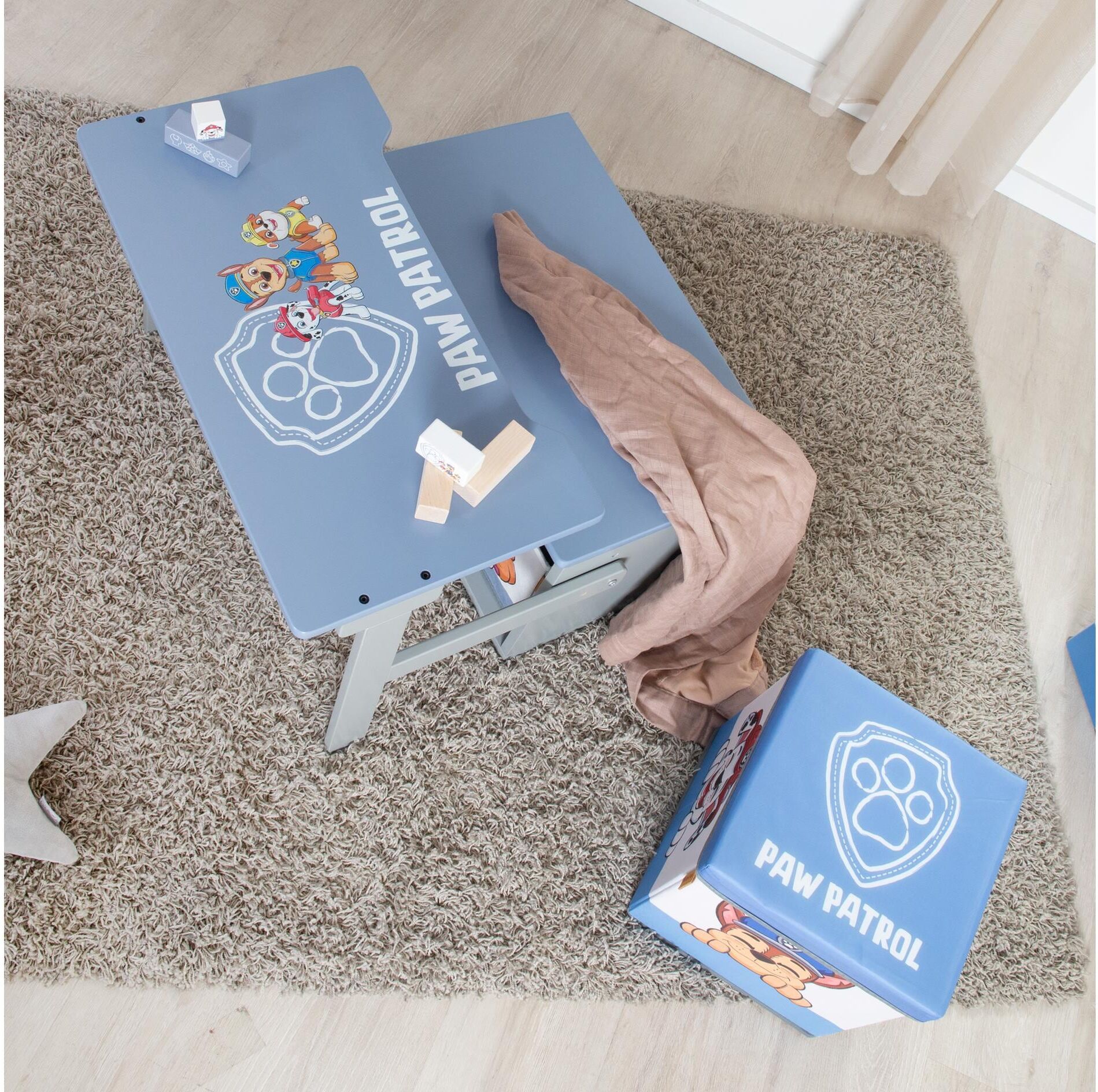 Sitztruhe ROBA "Paw Patrol", Baby, blau (blau, weiß), Sitzbänke Sitztruhe blau, weiß Einheitsgröße