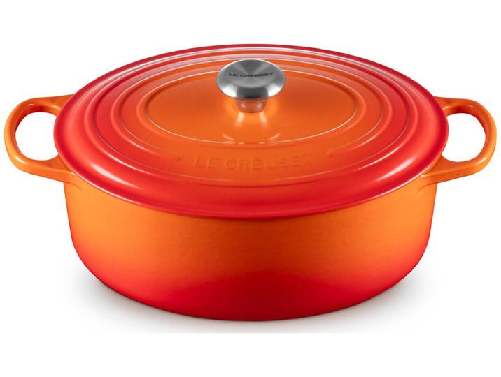 Le Creuset Bräter oval Signature rot 6.3L 31cm
