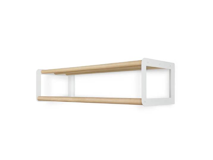 vonbox - Wandgarderobe Stixx, Esche natur / weiss