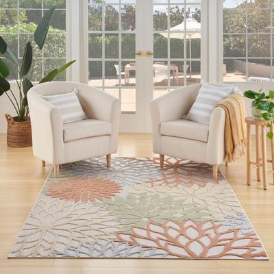 Nourison Aloha Floral Modern, Indoor/Outdoor Area Rug