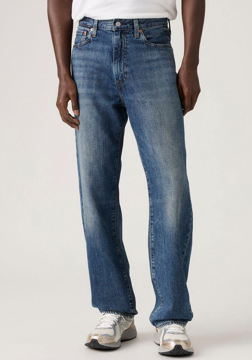 Loose-fit-Jeans LEVI'S "568 STAY LOOSE", Herren, Gr. 32, Länge 32, how you feel lightweight, Denim/Jeans, Obermaterial: 82% Baumwolle, 18% Leinen, loose fit lang, Jeans Loose-fit-Jeans, mit Leinenanteil how you feel lightweight 32, Länge 32