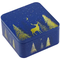 6x Gawol GAW Gebäckd. Navidad 15x15x7,5, Vorratsbehälter