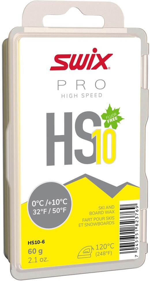 Swix  - HS10 Yellow 0°C/+10°C 60g - Fart