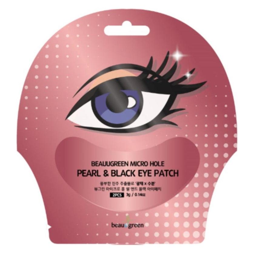 Beauugreen Pearl & Black, Hydrogel, Anti-Dark Circles, Day & Night, Eye Patch, 2 pcs (Tag + Nacht) (65394642)