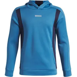UNDER ARMOUR Armour Fleece Winter Hoodie Jungen 430 - aegean blue/midnight navy/aegean blue XS (122-127 cm)