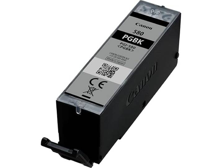 Canon PGI-580 Cartouche d'encre Noire Pigmentée d'origine 11.2ml Encre noire pigmentée authentique pour un texte net - pour PIXMA TR8550\, TR7550\, TS6150\, TS6151\, TS8150 et plus !