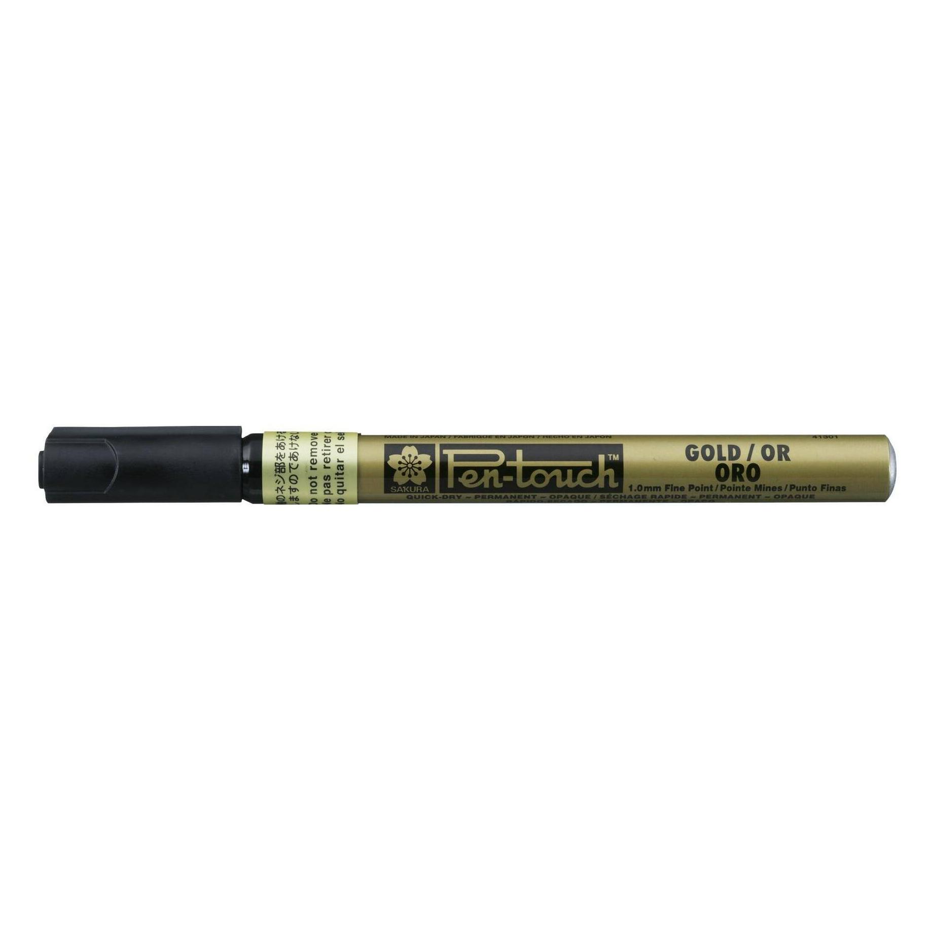 Sakura Lackmarker Pen-Touch 1.0 mm, F, Gold (1x) (41301SE)