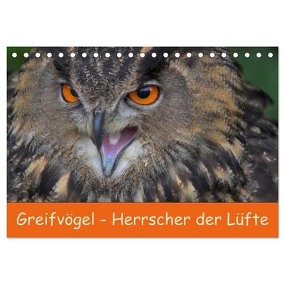 Greifvögel - Herrscher der Lüfte (Tischkalender 2027 DIN A5 quer), CALVENDO Monatskalender