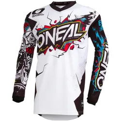 O Neal, Herren, Velotrikot, Elet Jersey (S), Weiss, S