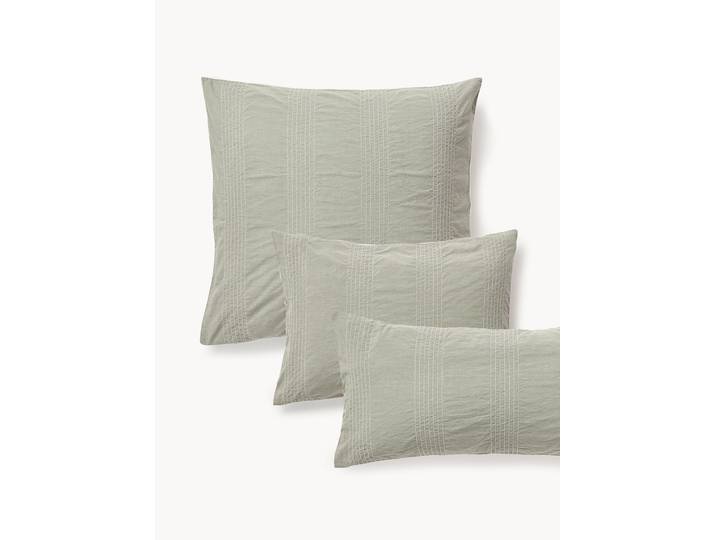 Taie d'oreiller en percale de coton Graham