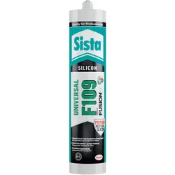 Universalsilikon SISTA F109 Fusion schwarz (matt) 300ml Kartusche