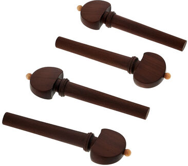Berdani Violin Pegs Dark Boxwood EN/WH