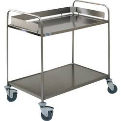 HUPFER 01.2776.2 Etagenwagen Feststeller Edelstahl rostfrei Traglast (max.): 80 kg Edelstahl
