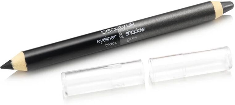 Beauty UK Double Ended Jumbo Pencil no.2 - Black&Grey